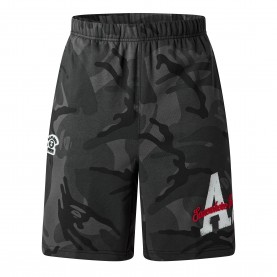 Поларени къси панталони AAPE Mens Fleece Jogger Shorts - Black Camo поларени,къси,панталони,мъжки,къси,панталони,aape,men,s,fleece,jogger,shorts,black,camo