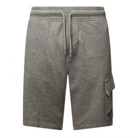 Поларени къси панталони CP Company Mens Micro Lens Fleece Jogger Shorts - Grey Mel M94 поларени,къси,панталони,мъжки,къси,панталони,cp,company,men,s,micro,lens,fleece,jogger,shorts,grey,mel,m94