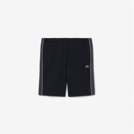 поларени,къси,панталони,мъжки,къси,панталони,lacoste,men's,black,fleece,jogger,shorts,black,4ci