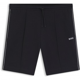 поларени,къси,панталони,мъжки,къси,панталони,boss,men's,fleece,jogger,shorts,dark,blue,402