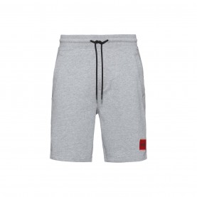 поларени,къси,панталони,мъжки,къси,панталони,hugo,men's,jogger,fleece,shorts,grey,029