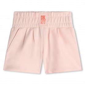 поларени,къси,панталони,dkny,kids,soft,fleece,jogger,shorts,pink,471