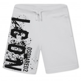 юношески,къси,панталони,детски,3/4,панталони,dsquared2,icon,logo,shorts,junior,wht,blk,dq100