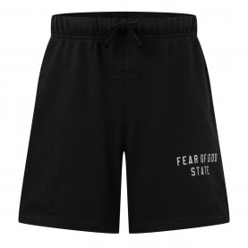 Юношески къси панталони FEAR OF GOD ESSENTIALS Heavy Jersey Shorts Juniors - Black юношески,къси,панталони,детски,3/4,панталони,fear,of,god,essentials,heavy,jersey,shorts,juniors,black