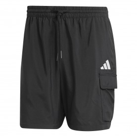 Къси панталони adidas Essentials Small Logo Cargo Chelsea Shorts - Black/White къси,панталони,мъжки,къси,панталони,мъжки,панталони,мъжки,долнища,размер+,adidas,essentials,small,logo,cargo,chelsea,shorts,black,white