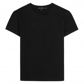 Good American TO SUPER STRETCH BABY TEE - BLACK дамски,топове,good,american,to,super,stretch,baby,tee,black