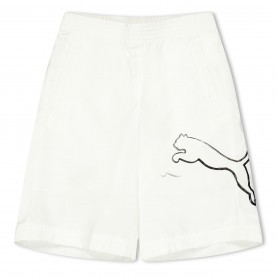 Puma Boy Bermudas Juniors - White дрехи,за,училище,разпродажба,puma,ученическо,облекло,детски,къси,панталони,лека,атлетика,всички,фитнес,облекла,детски,облекла,puma,boy,bermudas,juniors,whi