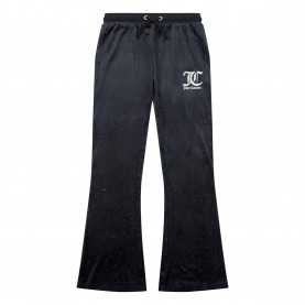 анцуг,juicy,couture,girls,glitter,velour,flared,joggers,black,102
