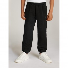 Юношески анцуг Calvin Klein Jeans Quilted Joggers Juniors - CK Black BEH юношески,анцуг,calvin,klein,jeans,quilted,joggers,juniors,ck,black,beh