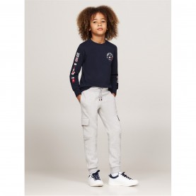 детски,облекла,tommy,hilfiger,monotype,fleece,reg,cargo,sweatp,light,grey,p1a