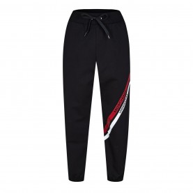 анцуг,мъжки,анцузи,мъжки,ежедневни,облекла,мъжки,панталони,тип,чино,moschino,men's,striped,closed,hem,fleece,joggers,black