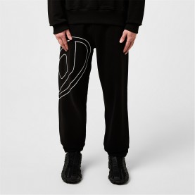 анцуг,мъжки,анцузи,мъжки,ежедневни,облекла,diesel,men's,closed,hem,fleece,jogging,bottoms,black,9xx