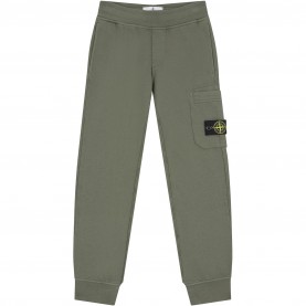 юношески,анцуг,stone,island,badge,fleece,jogging,bottoms,juniors,olive,v0058