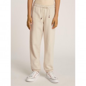 Анцуг Tommy Hilfiger Kids Mini Corp Logo Fleece Joggers - Beige ACI анцуг,tommy,hilfiger,kids,mini,corp,logo,fleece,joggers,beige,aci