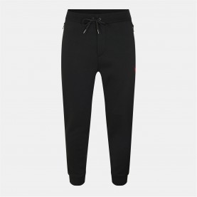 Анцуг POLO RALPH LAUREN Men's Closed Hem Fleece Jogging Bottoms - Polo Black анцуг,мъжки,анцузи,мъжки,ежедневни,облекла,мъжки,панталони,тип,чино,polo,ralph,lauren,men's,closed,hem,fleece,jogging,bottoms,polo,black