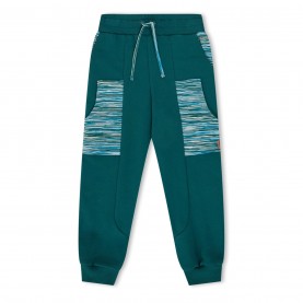 Анцуг MISSONI Kids' Closed Hem Fleece Joggers - Green анцуг,детски,3/4,панталони,missoni,kids',closed,hem,fleece,joggers,green