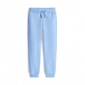 Анцуг Tommy Hilfiger Kids Script Closed Hem Fleece Joggers - Cloudy Blue C14 анцуг,tommy,hilfiger,kids,script,closed,hem,fleece,joggers,cloudy,blue,c14