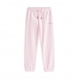 Анцуг Tommy Hilfiger Kids Small Logo Closed Hem Fleece Joggers - Light Pink TOG анцуг,tommy,hilfiger,kids,small,logo,closed,hem,fleece,joggers,light,pink,tog