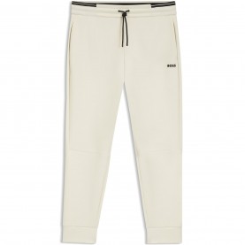 Анцуг Boss Mens BOSS GREEN Soft Cotton-Blend Jogging Bottoms - Open White анцуг,мъжки,анцузи,мъжки,ежедневни,облекла,мъжки,панталони,тип,чино,boss,mens,boss,green,soft,cotton,blend,jogging,bottoms,open,white