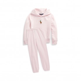Анцуг Polo Ralph Lauren Kids Fleece Closed Hem Jogger - Hint Of Pink анцуг,polo,ralph,lauren,kids,fleece,closed,hem,jogger,hint,of,pink