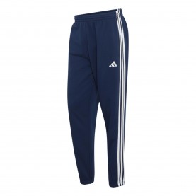 Анцуг adidas Essentials Fleece Tapered Cuff 3-Stripes Joggers - Navy/White анцуг,мъжки,анцузи,adidas,essentials,fleece,tapered,cuff,3,stripes,joggers,navy,white