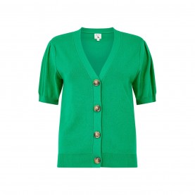 жилетка,дамски,плетени,дрехи,yumi,yumi,green,ribbed,knitted,cardigan,green