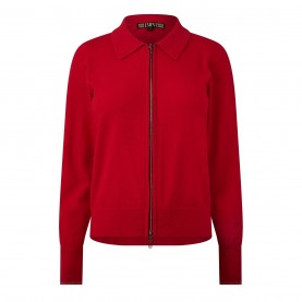 жилетка,дамски,плетени,дрехи,biba,biba,zip,up,cardigan,red