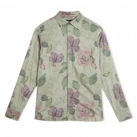 риза,с,дълъг,ръкав,облекла,на,разпродажба,мъжки,ризи,ted,baker,floral,long,sleeve,shirt,green