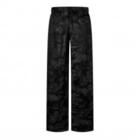 Панталони Off White Mens Fresco Jacquard Cotton Straight Leg Trousers - Black панталони,мъжки,панталони,тип,чино,off,white,men,s,fresco,jacquard,cotton,straight,leg,trousers,black