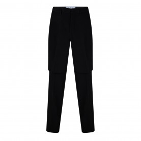 панталони,мъжки,панталони,тип,чино,off,white,double,layer,straight,trousers,black