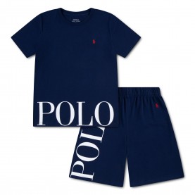 Polo Ralph Lauren Kids Logo Lounge Set - Newprt Navy BCV polo,ralph,lauren,kids,logo,lounge,set,newprt,navy,bcv