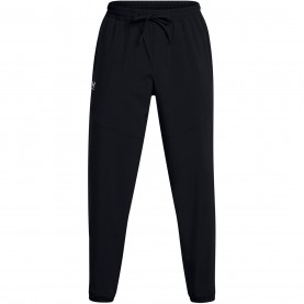 Анцуг Under Armour Men's Vibe Woven Performance Tracksuit Bottoms - BLACK WHITE анцуг,шорти,за,физическо,анцузи,за,физическо,разпродажба,under,armour,мъжки,екипи,мъжки,екипи,(долнища),мъжко,фитнес,облекло,under,armour,men's,vibe,woven,
