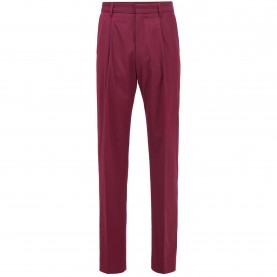 Панталони Boss Mens Pero Straight Trousers - Dark Pink панталони,мъжки,панталони,тип,чино,boss,men,s,pero,straight,trousers,dark,pink