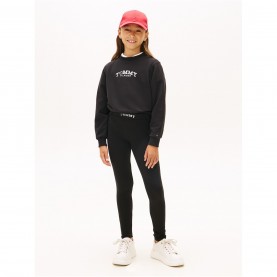 детски,3/4,панталони,tommy,hilfiger,kids',clothing,set,black,bds