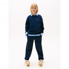 детски,3/4,панталони,tommy,hilfiger,kids',mini,corp,coordinated,clothing,set,night,navy,c1g
