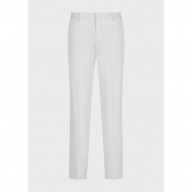 Панталони EMPORIO ARMANI Men's Straight Leg Trousers - Oyster Mushroom панталони,мъжки,панталони,тип,чино,emporio,armani,men's,straight,leg,trousers,oyster,mushroom