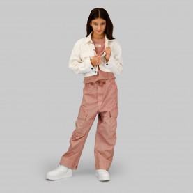 Панталони G Star Kids Pocket Cargo Trousers - Pink панталони,g,star,kids,pocket,cargo,trousers,pink