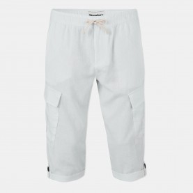 Панталони Threadbare Mens Memphis Linen Cargo Trousers - White панталони,threadbare,men,s,memphis,linen,cargo,trousers,white