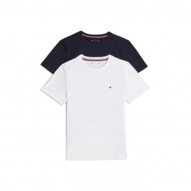 детски,3/4,панталони,tommy,hilfiger,2,pk,ss,tee,navy,white,0s0