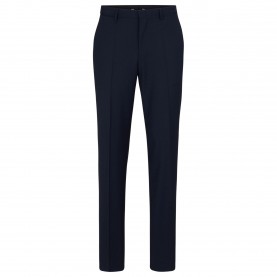 Панталони Boss Mens H Leon Straight Leg Trousers - Dark Blue панталони,мъжки,панталони,тип,чино,boss,men,s,h,leon,straight,leg,trousers,dark,blue