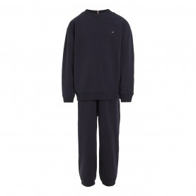 Юношески анцуг Tommy Hilfiger Cotton Jersey Tracksuit Junior Unisex - Desert Sky юношески,анцуг,детски,3/4,панталони,tommy,hilfiger,cotton,jersey,tracksuit,junior,unisex,desert,sky