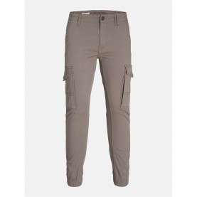 Панталони Jack and Jones Slim Stretch Cuffed Cargo Pants - Falcon панталони,мъжки,панталони,jack,and,jones,slim,stretch,cuffed,cargo,pants,falcon