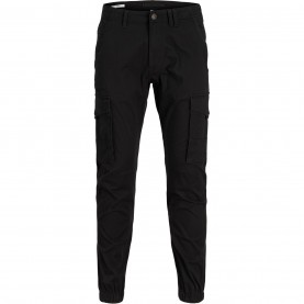 панталони,мъжки,панталони,jack,and,jones,slim,stretch,cuffed,cargo,pants,black