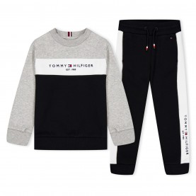 tommy,hilfiger,colorblock,fleece,set,grey,black