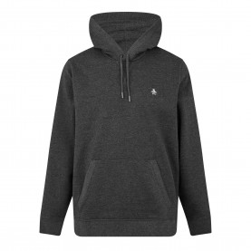 Суичър Original Penguin Logo Hoodie - Dk Charc Hthr суичър,мъжки,ежедневни,облекла,мъжки,горнища,с,качулка,original,penguin,logo,hoodie,dk,charc,hthr