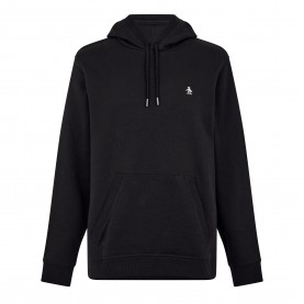 Суичър Original Penguin Logo Hoodie - True Black суичър,мъжки,ежедневни,облекла,мъжки,горнища,с,качулка,original,penguin,logo,hoodie,true,black