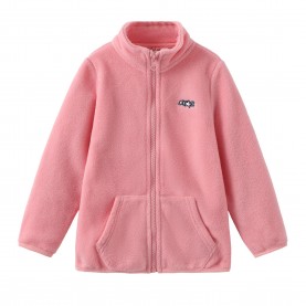 Юношеска поларена блуза Star Fz Fleece Top Junior - Pink юношеска,поларена,блуза,детски,полари,star,fz,fleece,top,junior,pink