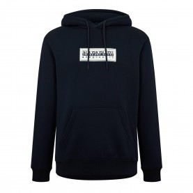 Мъжки суичър Napapijri S-Box Logo Hoodie Mens - Navy мъжки,суичър,мъжки,горнища,с,качулка,мъжки,ежедневни,облекла,napapijri,s,box,logo,hoodie,mens,navy