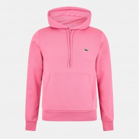 суичър,мъжки,ежедневни,облекла,мъжки,горнища,с,качулка,lacoste,embroidered,hoodie,reseda,pink