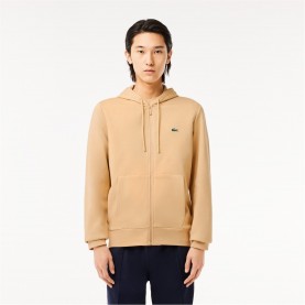 суичър,мъжки,ежедневни,облекла,мъжки,горнища,с,качулка,lacoste,zip,up,fleece,hoodie,croissant